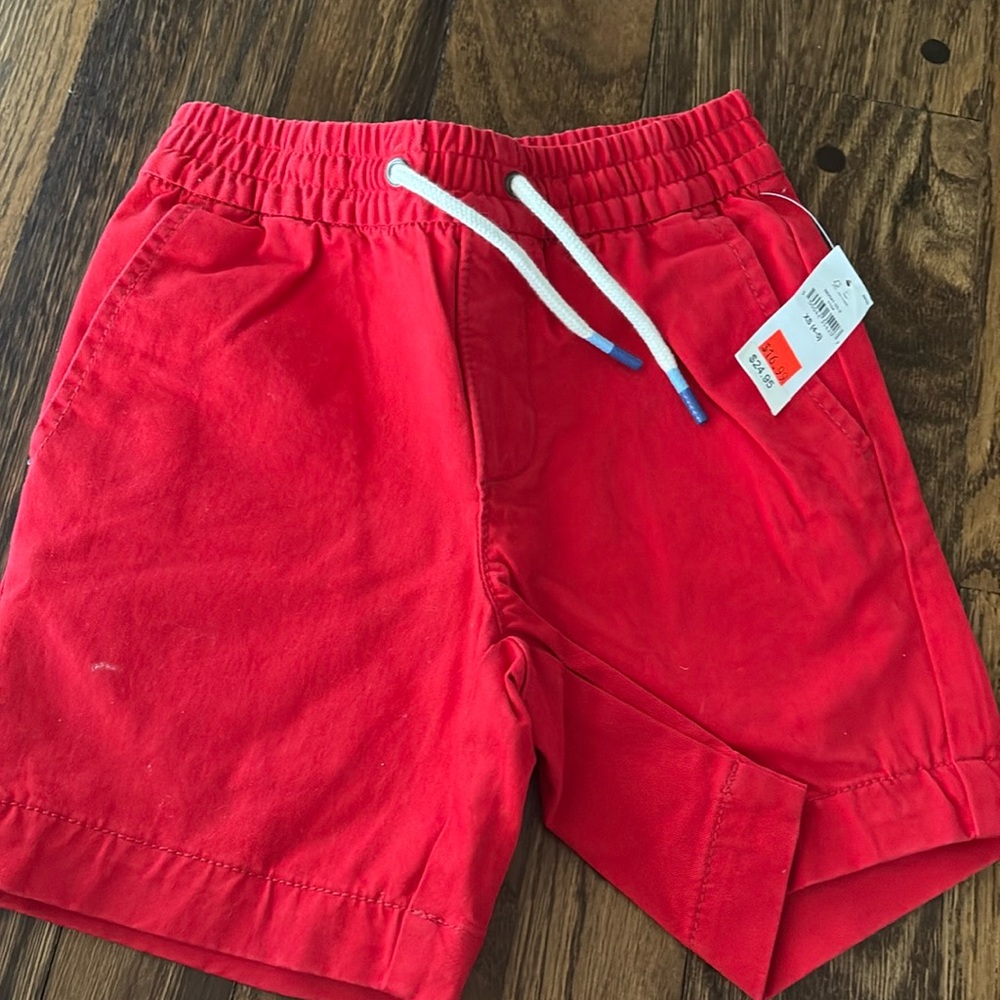 Gap Red Drawstring Shorts